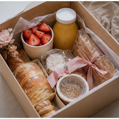 Box dulce para desayuno